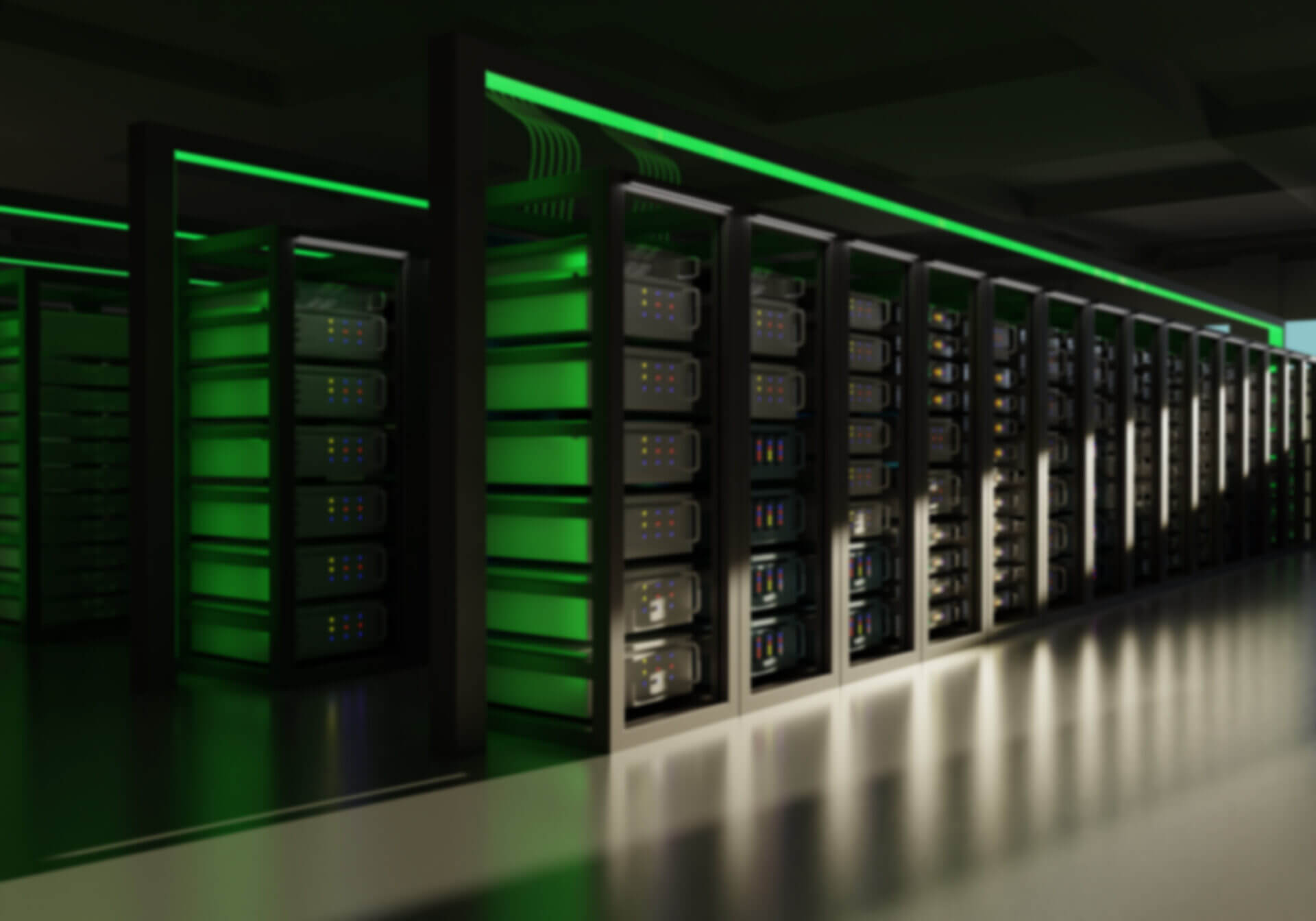 Data centers require a lot of energy, contributing to the carbon footprint of data storage, though many are going green